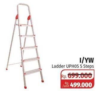 Promo Harga I/YW Ladder UPH05 5 Steps  - Lotte Grosir