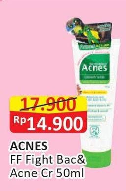 Promo Harga ACNES Facial Wash Fights Bacteria Acne Care 50 gr - Alfamart