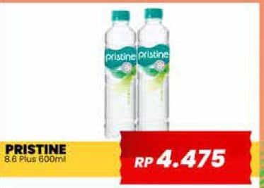 Promo Harga Pristine 8 Air Mineral 600 ml - Yogya