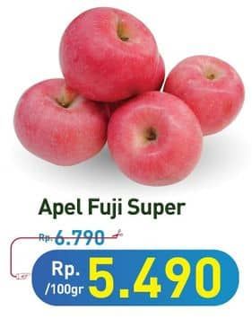 Promo Harga Apel Fuji Super per 100 gr - Hypermart