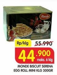 Promo Harga MONDE Serena Egg Roll 300 gr - Superindo