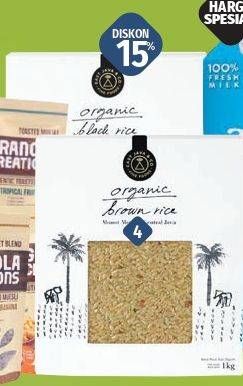 Promo Harga East Java Organic Rice All Variants 1 kg - LotteMart