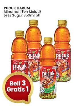 Promo Harga Teh Pucuk Harum Minuman Teh Less Sugar, Jasmine 350 ml - Indomaret