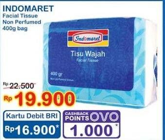 Promo Harga Indomaret Facial Tissue Non Perfumed 400 gr - Indomaret