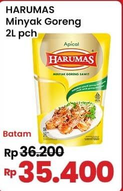 Promo Harga Harumas Minyak Goreng 2000 ml - Indomaret