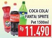 Promo Harga COCA COLA Minuman Soda 1500 ml - Hypermart