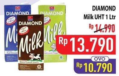 Promo Harga Diamond Milk UHT 1000 ml - Hypermart