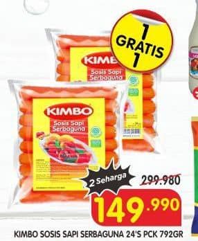 Promo Harga Kimbo Sosis Sapi Serbaguna 792 gr - Superindo