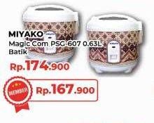Promo Harga Miyako Magic Com PSG 607  - Yogya