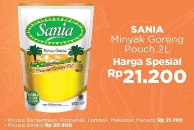 Promo Harga SANIA Minyak Goreng 2 ltr - Alfamart