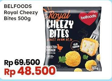 Promo Harga Belfoods Royal Nugget Cheezy Bites 500 gr - Indomaret