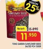 Promo Harga TONG GARDEN Sunflower Seeds Salted 130 gr - Superindo