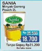 Promo Harga SANIA Minyak Goreng 2 ltr - Alfamart