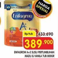 Promo Harga Enfagrow A+3 Susu Bubuk Vanilla, Madu 800 gr - Superindo