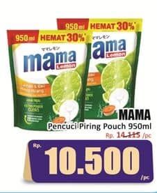 Promo Harga Mama Lemon Cairan Pencuci Piring Jeruk Nipis 950 ml - Hari Hari