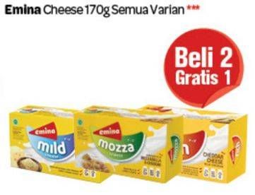 Promo Harga EMINA Cheddar Cheese All Variants 170 gr - Carrefour