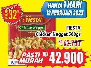 Promo Harga Fiesta Naget Chicken Nugget 500 gr - Hypermart