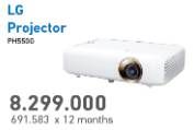 Promo Harga LG Projector PH150G/WH  - Electronic City