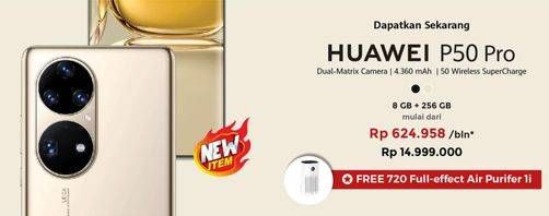 Promo Harga HUAWEI P50 Pro 8 GB + 256 GB  - Erafone