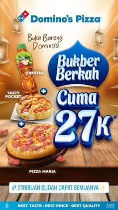 Promo Harga Bukber Berkah  - Domino Pizza