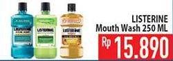 Promo Harga LISTERINE Mouthwash Antiseptic 250 ml - Hypermart