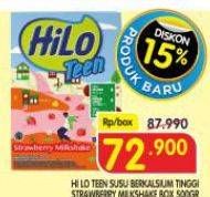 Promo Harga Hilo Teen Strawberry Milkshake 500 gr - Superindo