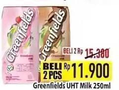 Promo Harga Greenfields UHT 250 ml - Hypermart