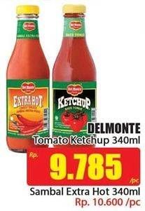 Promo Harga DEL MONTE Sauce Extra Hot Chilli 340 ml - Hari Hari