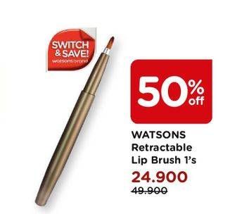 Promo Harga WATSONS Retractable Lip Brush  - Watsons