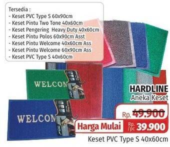 Promo Harga HARDLINE Door Mat 40x60 Cm  - Lotte Grosir