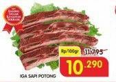 Promo Harga Iga Sapi Potong per 100 gr - Superindo