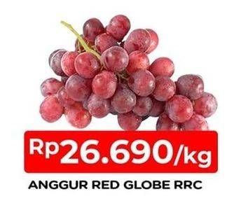 Promo Harga Anggur Red Globe Cina  - TIP TOP