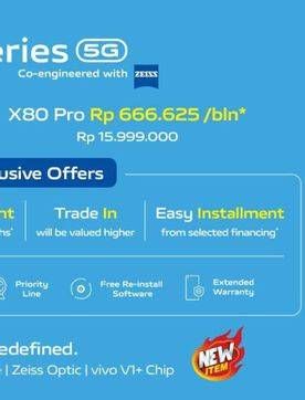 Promo Harga Vivo X80 Pro  - Erafone