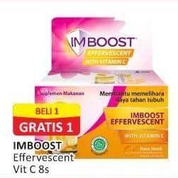 Promo Harga Imboost Effervescent with Vitamin C 8 pcs - Alfamart