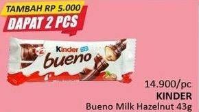 Promo Harga KINDER JOY Bueno Milk Hazelnut 43 gr - Alfamidi