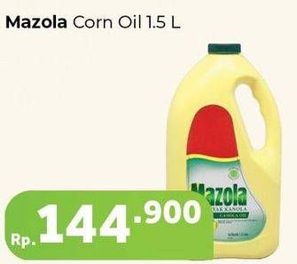 Promo Harga MAZOLA Oil Corn 1500 ml - Carrefour