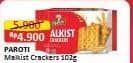 Promo Harga Paroti Malkist Crackers 120 gr - Alfamart