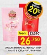 Promo Harga Cussons Imperial Leather Body Wash Classic, Softly Softly 400 ml - Superindo