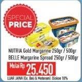 Promo Harga NUTRIA GOLD Vegetable Fat Spread Margarine/BELLE Premium Spread   - Hypermart