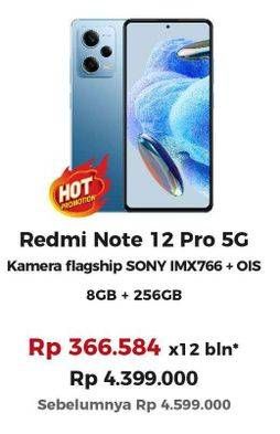 Promo Harga Xiaomi Redmi Note 12 Pro 5G 8GB + 256GB  - Erafone