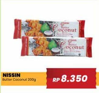 Promo Harga Nissin Biscuits Butter Coconut 200 gr - Yogya