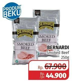 Promo Harga BERNARDI Smoked Beef 250 gr - Lotte Grosir