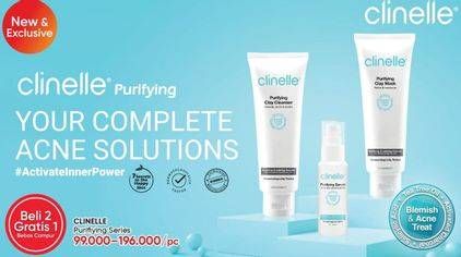 Promo Harga CLINELLE Purifying Series  - Guardian