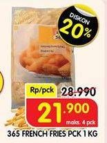 Promo Harga 365 French Fries 1000 gr - Superindo