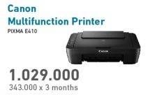 Promo Harga CANON E410 Printer  - Electronic City