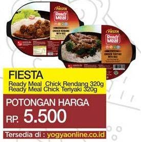 Promo Harga FIESTA Ready Meal Chicken Rendang, Chicken Teriyaki 320 gr - Yogya