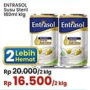 Promo Harga Entrasol Susu Steril 180 ml - Indomaret