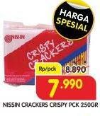 Promo Harga NISSIN Crispy Crackers 250 gr - Superindo