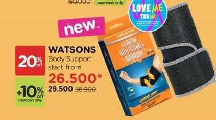 Promo Harga WATSONS Elbow Adjustable Support  - Watsons