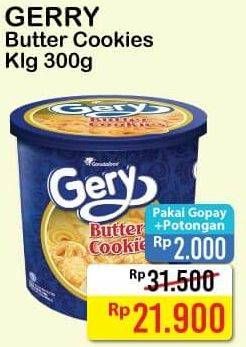 Promo Harga GERY Butter Cookies 300 gr - Alfamart